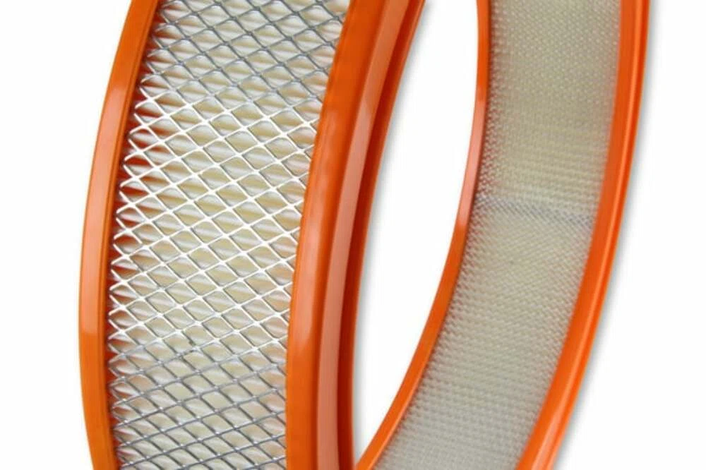 Air Filter - 14x3 - White Paper Element - Orange Ring - 120-179